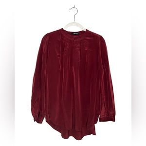 Madewell Red Blouse
